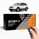 Start-X Remote Starter Kit for Honda CR-V (2007, 2008, 2009, 2010, 2011) Vehicles | Key Ignition | Plug & Play Install | Lock 3X to Remote Start | Zero Wire Splicing