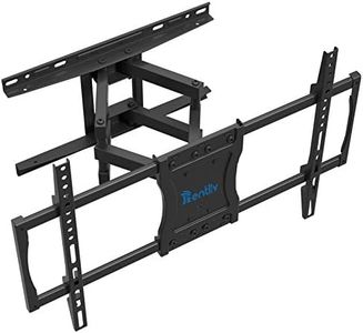 TV Wall Bracket for 37-75 inch LED LCD Flat Curved Screen TVs, Full Motion TV Wall Mount with Articulating 6 Arms, Swivel Tilt TV Bracket, Max VESA 600x400mm, up to 60KG