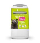 LitterLocker Design Cat Litter Disposal System - Includes 1 Cat Litter Garbage Bin, 1 Air-Seal LitterLocker Refill, Litter Scoop & Scoop Holder - White