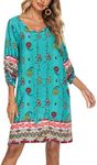 Beyove Women's Bohemian Tunic Dress