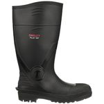 TINGLEY Unisex's Pilot G2 Plain Toe Rain Boot, Black, 11 Women/9 Men
