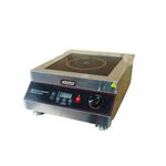 Andrew James Manjeet Kitchen 3500 Watt Commercial Induction Burner Cooktop - Warranty 1 Year | Commercial For Industrial Use, Silver