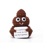 i-Beeboo Funny Birthday Gifts for Women, Cute Crochet Potato Home Office Decor for Gag Gifts,Friendship Gifts,Christmas Stocking Stuffers,Mothers Dad Ideals Gifts (Gag)