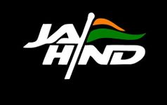 AarnaDecals 19 Jai Hind Flag White Color Car and Bike Sticker 15x8cm