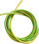 Merriway BH01484 Earth Sleeving, 2.0mm Yellow & Green, 1 Metre (39 inch) 2.0 mm Underground Pipe, Yellow/Green, 1 m