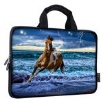 iColor 11" 11.6" 12" 12.1" 12.5" inch Laptop Carrying Bag Chromebook Case Notebook Ultrabook Bag Tablet Travel Cover Neoprene Sleeve for Apple Macbook Air Samsung Google Acer HP DELL Lenovo Asus Horse