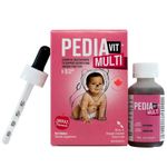 PediaVit Liquid Multi with Vitamins A, D & C | Ideal for Children 1-3 Years | Essential Multivitamin to Support Growth and Immune Function | Oral Solution, 50mL