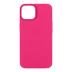 NAFS Silicone Case Compatible with iPhone 14 | Camera Protect Microfiber Lining Cover | Case Cover for iPhone 14 (Neon Pink)