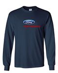 Ford Performance Long Sleeve T-Shirt Ford Mustang GT ST Racing, Navy Blue, Large