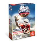 FoxMind Games Sports Dice - Football, Roll Your Way to The End Zone, Easy to Learn, Fun to Play, Play with Up to 4 Players, for Ages 7 and up