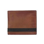 Fossil Men's Quinn Leather Bifold with Coin Pocket Wallet, Brown, (Model: ML3653200)