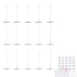 25Pcs Doll Holder, Transparent Adjustable Doll Display Rack, Easter Gifts Doll Furniture, AEIMIAIDE Doll Holder For 9-11 Inch Dolls (Transparent)