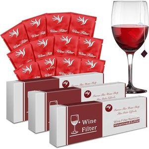 36 Pack the Wand Wine Purifier, Wine Filters that Remove Histamines and Sulfite Filter Accessories Valentine's Day Gifts for Men and Women