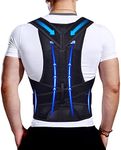 Upgraded Posture Corrector Back Brace for Men and Women, New Version Lumbar Support for Posture Improving and Pain Relief, Full Back Support for Neck, Shoulder, Waist Pain