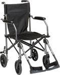 Drive Medical Travelite Transport Chair In A Bag, 18", 1 Each 1 count