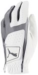 Puma Golf 2018 Men's Flexlite Golf Glove (Bright White-Quiet Shade, X-Large, Left Hand)