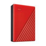 Western Digital WD 5TB My Passport Portable Hard Disk Drive, USB 3.0 with Automatic Backup, 256 Bit AES Hardware Encryption,Password Protection,Compatible with Windows and Mac, External HDD-Red