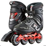 FILA SKATES 010619090 LEGACY PRO 84 Inline skate Men's BLACK/RED Size 11.5