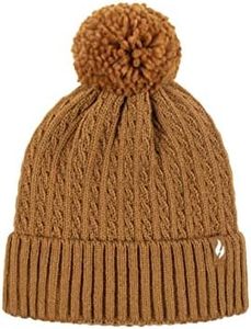 HEAT HOLDERS Ellery Winter Warm Thermal Womens Beanie One Size Fits Most (Mustard)