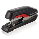 Swingline Stapler, SuperFlatClinch 50, Half Strip Desktop Stapler, 50 Sheet Capacity, Black/Red (5000599A)