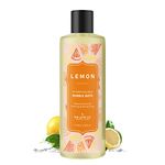 THE LOVE CO Lemon Bubble Bath For Bath Tub - Aromatherapy Epsom Salt Based Bubble Bath Soap and Luxury Bath Oil for Dry Skin - Moisturising and Relaxing - For Kids & Adults