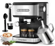 Empstorm 20 Bar Espresso Machine, Cappuccino Machines with Milk Frother Steam Wand, Latte Machine for Home&Barista, Automatic Shut-off Function
