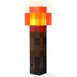 Minecraft Toys Redstone Torch 12.6 Inch LED Lamp | USB Rechargeable for Nightlight, Costume Cosplay, Roleplay Pack of 1