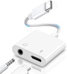 Effdrdfs USB C to 3.5mm Jack, USB C Headphone Adapter with 60W Fast Charging, DAC USB C Splitter for i-phone15/15 Pro/15 plus/15 ProMax, and More Type C Devices
