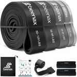 Beenax Resistance Bands Pull Up Assist Bands Set - Thick, Heavy Different Levels Workout Exercise Bands for CrossFit, Powerlifting, Muscle and Strength Training, Stretching, Mobility, Yoga - Men Women