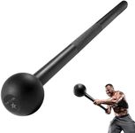 Yes4All Steel Mace Bell for Strength Training, Shoulder, Grips & Forearms Workouts - 5 Pounds