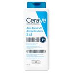 CeraVe 2-in-1 Anti-Dandruff Hydrating Shampoo and Conditioner, Gently Cleanse Scalp, Remove Flakes, & Reduce Itching while Hydrating the Hair. Suitable for all Hair Types, Even Colour-Treated. 355mL