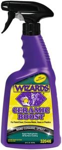 Wizards Ceramic Boost - Comprehensive SiO2-Based Ceramic Coating For Vehicle Detailing Supplies - Ceramic Coating For Cars - Easy to Use Car Care Tool - Ceramic Paint Protective Spray - 22 oz