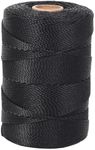 Black Nylon String,500 Feet 2mm Nylon Cord Twine for Garden,Tomato,Climbing Plant,Tie Floristry,Fishing,Wrapping,Camping and Outdoor Survival,Netting Home Improvement