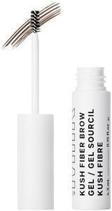 Milk Makeup KUSH Fiber Brow Gel, Grind (Deep Brown) - Thickening Brow Gel - Soft, Flexible Hold - Vegan, Cruelty Free