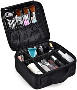 Kit de Maquillaje Neceser Make Up Bolso de Cosméticos Portable Organizador Maletín para Maquillaje Maleta de Makeup Profesional con Divisiones Extraíbles