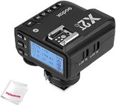 Godox X2T-C TTL Wireless Flash Trigger for Canon, Bluetooth Connection, 1/8000s HSS,5 Separate Group Buttons, Relocated Control-Wheel, New Hotshoe Locking, New AF Assist Light