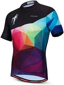 Cycling Jersey Men, Short Sleeve Mountain Bike Shirt Bicycle Clothing for Riding Biking Biker MTB Cyclist Dirt BMX Road, 1032, XX-Large