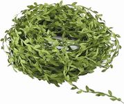 SMARTBUYER 20 Meter Artificial Vines,Artificial Eucalyptus Leaf Garland Fake Hanging Plants Leaves Wreath Foliage Green Leaves Ribbon Decorative Wreath Accessory Wedding Wall Crafts Party Décor