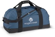 Eagle Creek No Matter What Duffle Bag for Travel - Durable and Water-Resistant, with Removable Shoulder Strap, Compression Straps, and Storage Pouch, Slate Blue, 60L, No Matter What Duffel