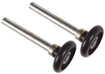 Garage door rollers - 2" OEM Standard Nylon wheels with 4" stem (2-pack)