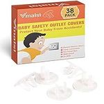 38 Pieces Clear Outlet Covers Baby 