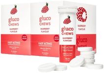 Glucology Fast Acting Glucochews | Raspberry Flavour | 120 Chews (12 Pack)