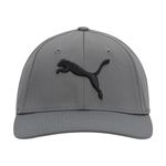 PUMA Evercat Mesh Stretch Fit Cap, Medium Grey, Small-Medium