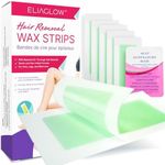 Wax Strips Hair Removal for Women: Waxing Kit with Body Waxing Strips Dual Sides & 4 Calming Oil Wipe For Face, Bikini, Legs, Lip