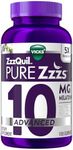 ZzzQuil Pure Zzzs, Advanced 10mg Melatonin Gummies, Sleep Aid, Berry Flavored, with Chamomile & Lavender, Fall Asleep Fast, Drug-Free, Non-Habit Forming, 100ct