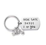 For Dad Motorcycle Keychains Drive 