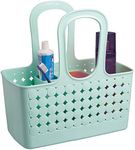 InterDesign Orbz - Shower Tote Holder and Organizer for Shampoo, Cosmetics, Beauty Products - Mint - Small/Divided: 11.75 x 6 x 12 inches