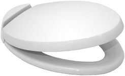 TOTO SS204#01 Contemporary SoftClose Oval Toilet Seat, Cotton White
