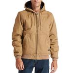 Timberland Mens Gritman Lined Canvas Hooded Jacket, Dark Wheat, XX-Large