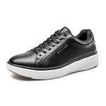 Bruno Marc Men's Dress Fashion Sneakers Casual Shoes, Black, 8.5